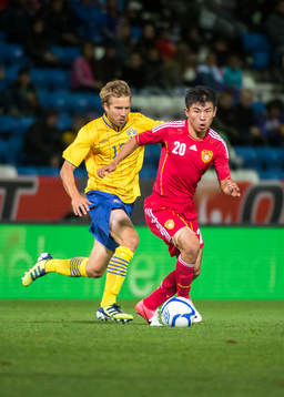 Adam Johansson, Sverige och Hanchao Yu, Kina
