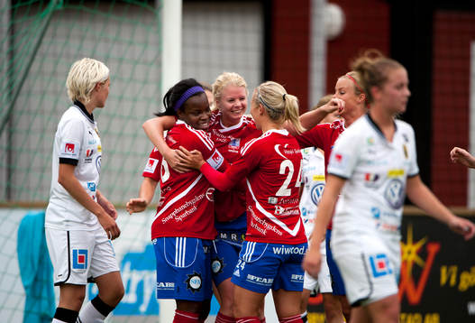 Ida Olsson, Vittsjö, jubel, Umeå spelare deppar
