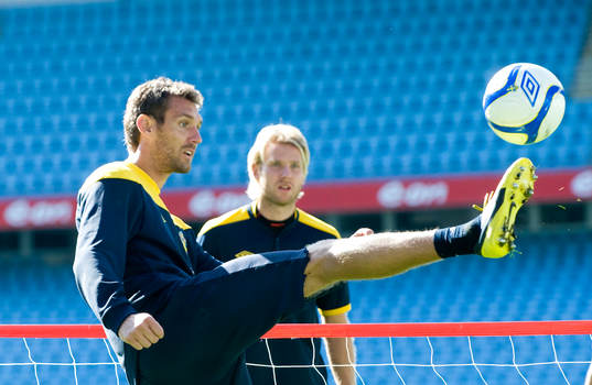 Fotbollstennis, Andreas Isaksson och Ola Toivonen