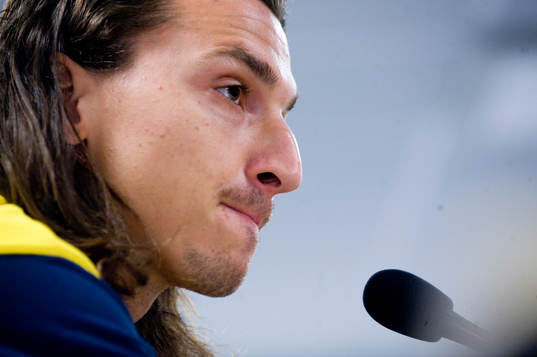 Zlatan Ibrahimovic, presskonferens