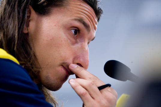 Zlatan Ibrahimovic, presskonferens