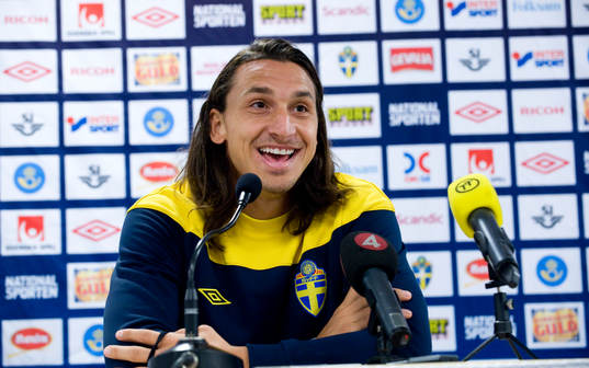 Zlatan Ibrahimovic, presskonferens