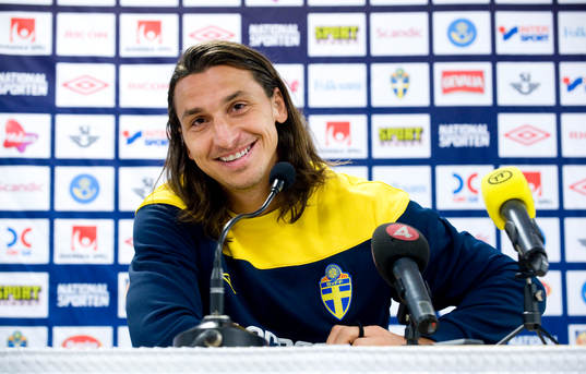 Zlatan Ibrahimovic, presskonferens
