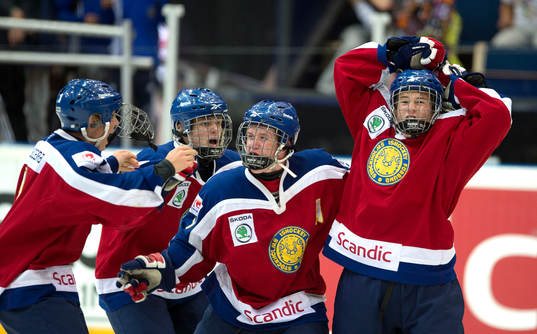 Stockholm Nord vann och William Wikman (höger) avgjorde i