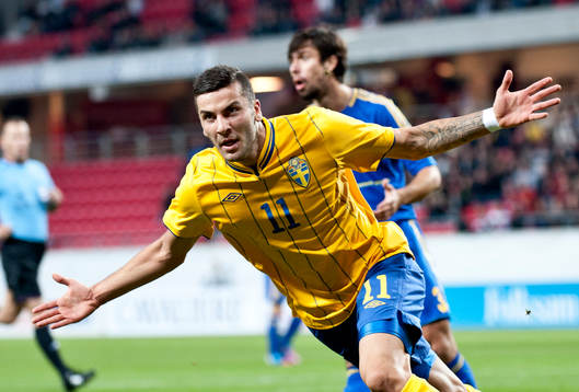 Bläddra bland fler bilder av Fotboll, U21, Sverige - Ukraina