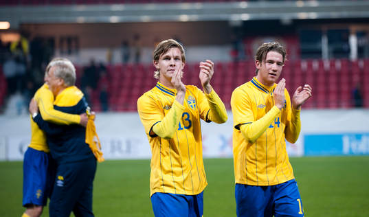 Emil Krafth, Marcus Rohdén, Sverige, jubel