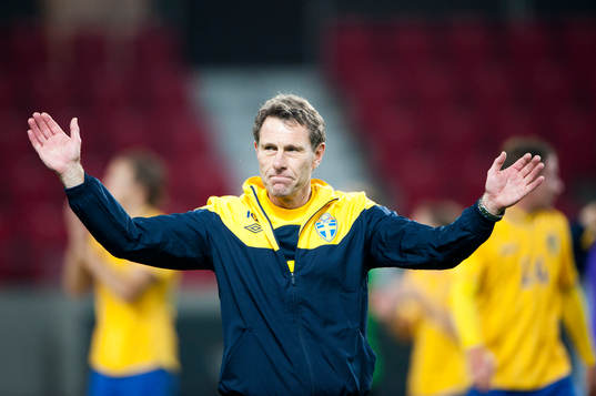 Håkan Ericson, tränare, Sverige, jubel