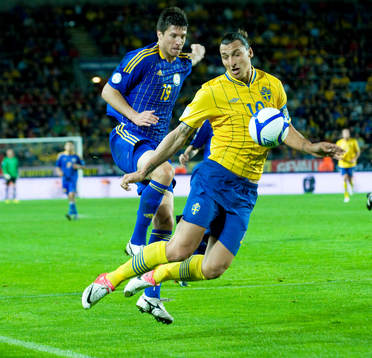 Zlatan Ibrahimovic, Sverige och Victor Dmitrenko, Kazakstan