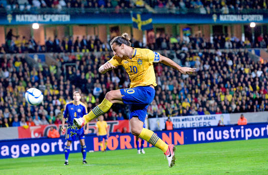 Zlatan Ibrahimovic, Sverige, jättechans
