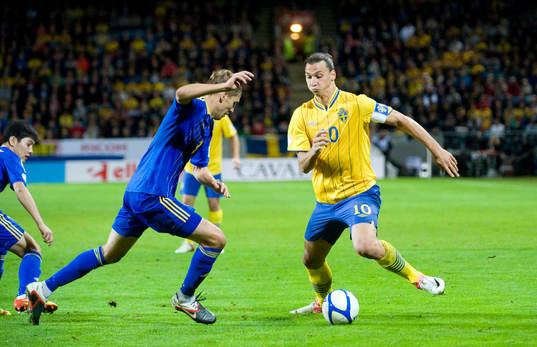 Zlatan Ibrahimovic, Sverige, mot Alexander Kislitsine,