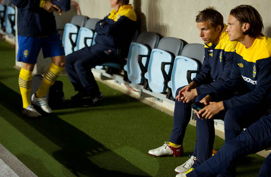Anders Svensson, Sverige sitter på bänken