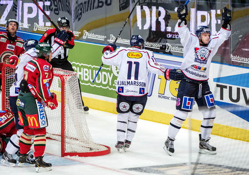 Carl Söderberg, Linköping, jubel, 0-1