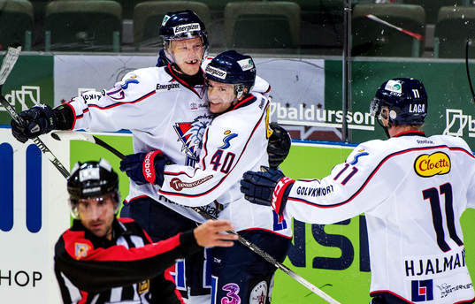 Carl Söderberg, Pär Arlbrandt, Linköping, jubel, 0-2