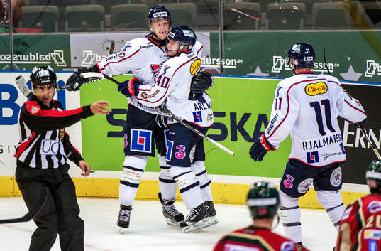 Carl Söderberg, Pär Arlbrandt, Linköping, jubel, 0-2