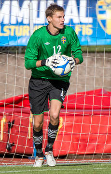 Hampus Strömgren, målvakt, Sverige