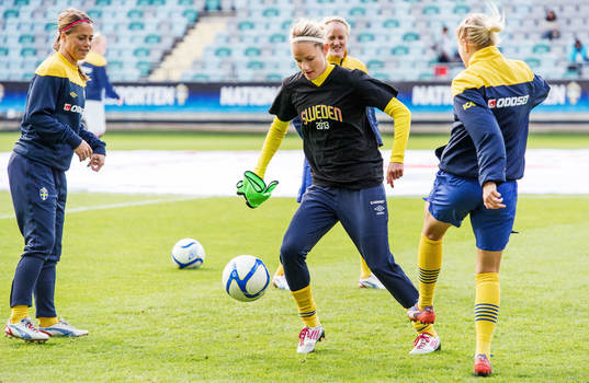 Stina Segerström, Sverige, dam-EM, t-shirt