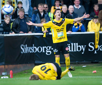 Haris Radetinac, Mjällby, och skadad lagkamrat