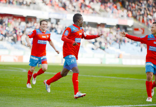 David Accam, Helsingborg, jubel