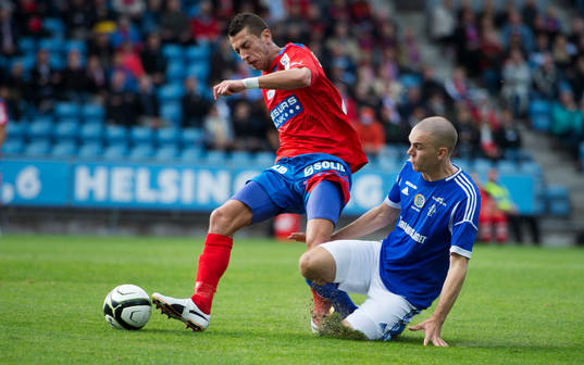 Nikola Djurdjic, Helsingborg, kapas av Marcus Danielson,