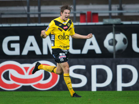 Marcus Rohdén, Elfsborg, gör 0-1, jubel
