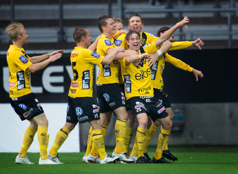 Marcus Rohdén, Elfsborg, gör 0-1, jubel