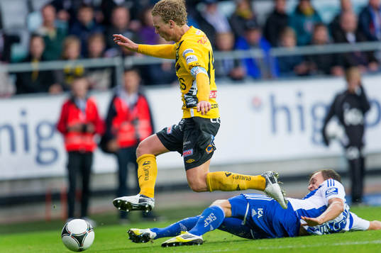 Oscar Hiljemark, Elfsborg. Logi Valgardsson, IFK Göteborg