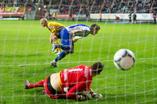 Pontus Farnerud, IFK Göteborg, gör 2-1, jubel