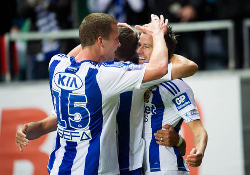 Pontus Farnerud, IFK Göteborg, gör 2-1, jubel