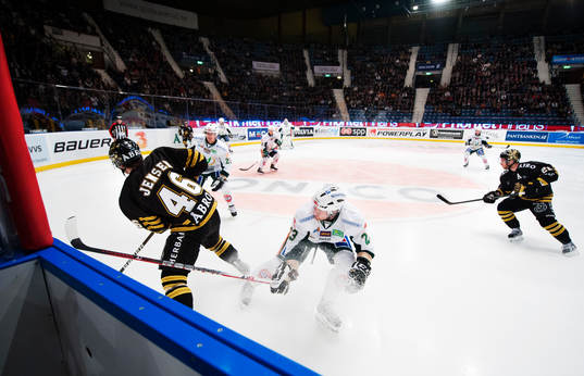 Nicklas Jensen, AIK, och Martin Røymark, Färjestad