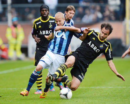 Petter Gustafsson, Djurgården och Helgi Danielsson, AIK