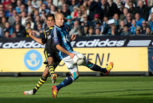 Celso Borges, AIK gör 0-3-målet. Petter Gustafsson,