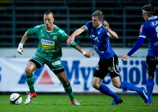 Rickard Magyar, Halmstad och Sonny Karlsson, Ljungskile