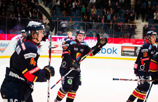 Henrik Eriksson, Djurgården, visar glädje