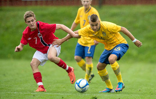 Jordan Larsson, Sverige och Mathias Bringaker, Norge