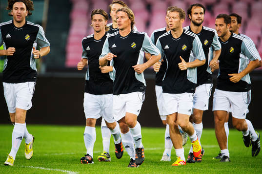 Daniel Tjernström joggar