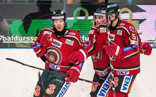 Anton Axelsson, Frölunda, jublar