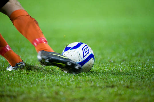 Inspark, tillslag, fot, boll, fotboll, fotbollsskor
