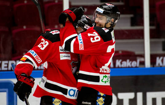 Tomas Kollar, Ludvig Rensfeldt, Malmö Redhawks, jubel