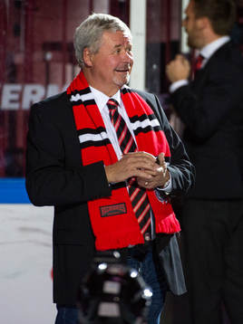 Percy Nilsson släpper pucken