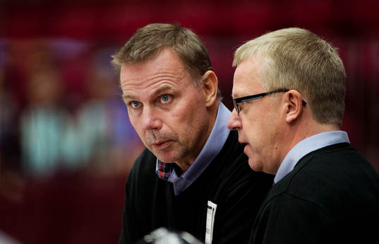Mats Lusth, assisterande, Ulf Taavola, tränare, Malmö