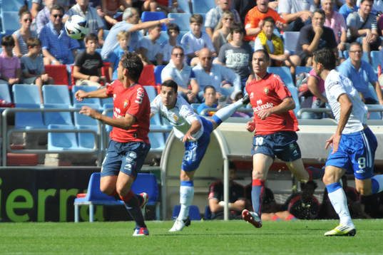 Fotboll, La Liga (Spansk Liga) Real Zaragoza vs. Atlético