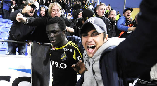 Kwame Amponsah Karikari gör ledningsmålet 1-2