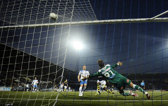 Kwame Amponsah Karikari gör ledningsmålet 1-2