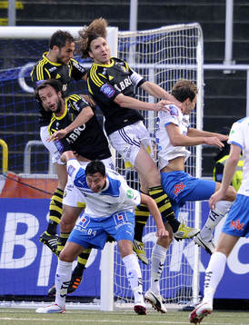 Fotboll, Allsvenskan, Norrköping v AIK