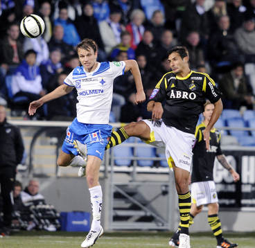 Lars Krogh Gerson och Celso Borges, AIK