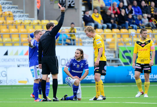 Kevin Walker, Sundsvall får rött kort