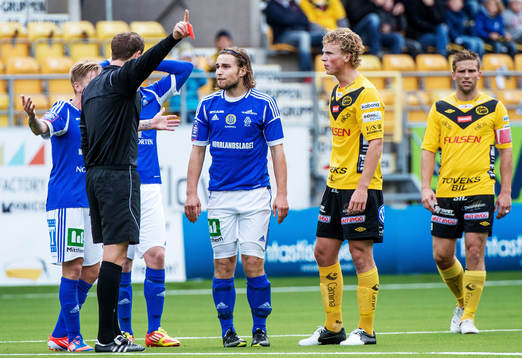 Kevin Walker, GIF Sundsvall får rött kort