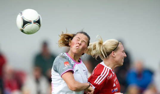Sara Björk Gunnarsdottir, Malmö och Sandra Adolfsson,
