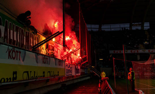 GAIS-klacken tände bengaler innan matchen som fick skjutas
