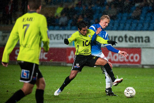 Antonio Rojas, Halmstad och Viktor Svensson, Trelleborg